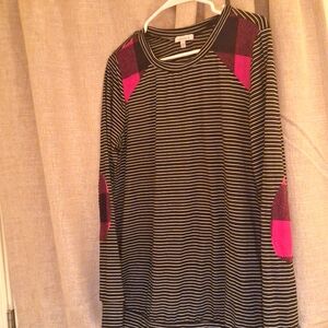 Women's Plaid Detail Shirt